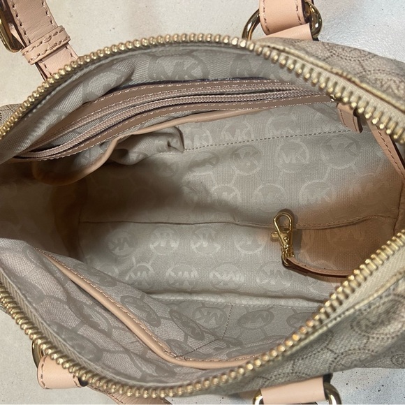 Michael Kors Beige Satchel - Picture 6 of 13